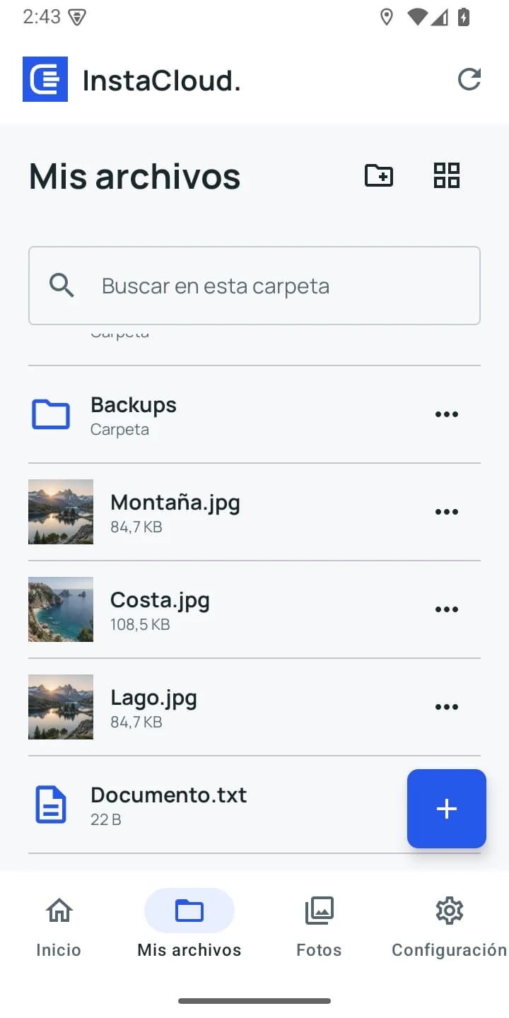 Mis archivos